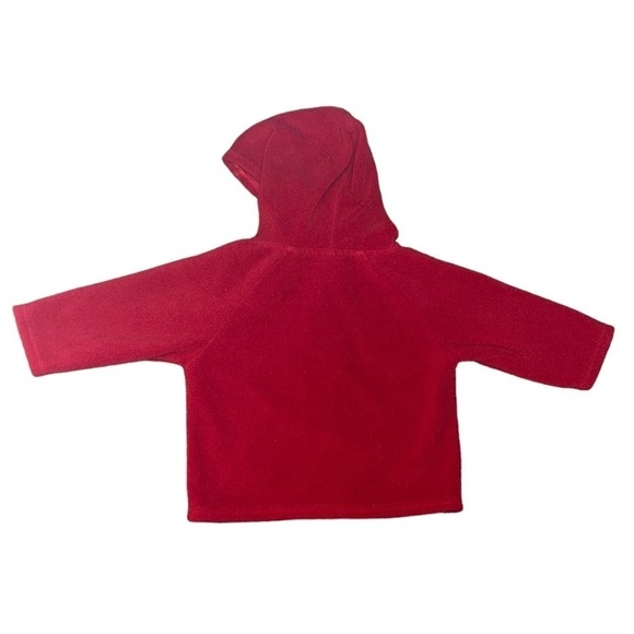 GYMBOREE Vintage Fleece Red Jacket, Size 6-12 months - Picture 2 of 4